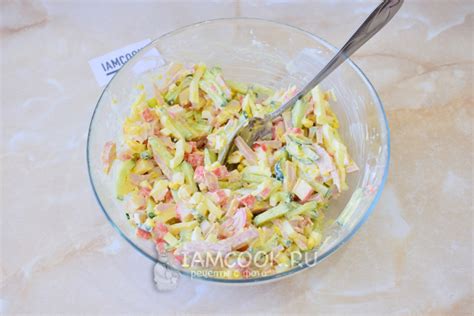 Салат «Сказка» с ветчиной — рецепт с фото пошагово