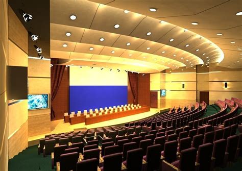 Auditorium Room 001 3d Model Max