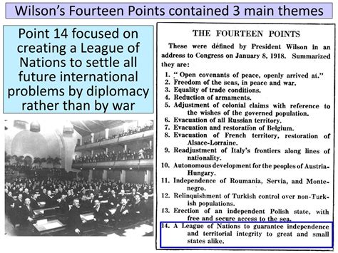 Wilson's 14 points speech changed the course of global relations 5
