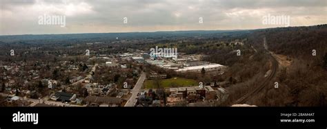 Dundas Peak, Panoramic photo of the iconic peak in Ontario Canada Stock ...