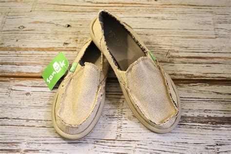 Sanuk Donna Hemp Slip On Shoes The Hickory Stick