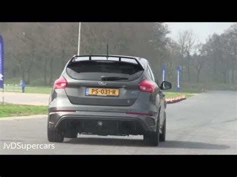 2017 Ford Focus RS W Milltek Exhaust Launch Control Accelerations