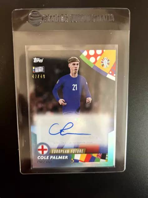 TOPPS EURO 2024 Cole Palmer Auto 49 UEFA Jose Mourinho EUR 100 00