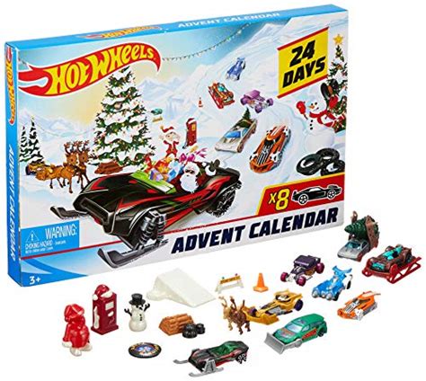 Hot Wheels Calendario De Adviento Con Coches De Juguete Y Accesorios Sorpresa Mattel FYN