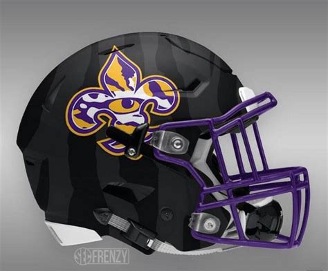 Future LSU football helmet | Football helmets, Football helmet design ...