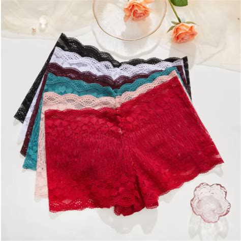 Kit Calcinha Feminina Sensual Shortinho De Renda Sexy Cale On Fio Dental Tanga Lingerie