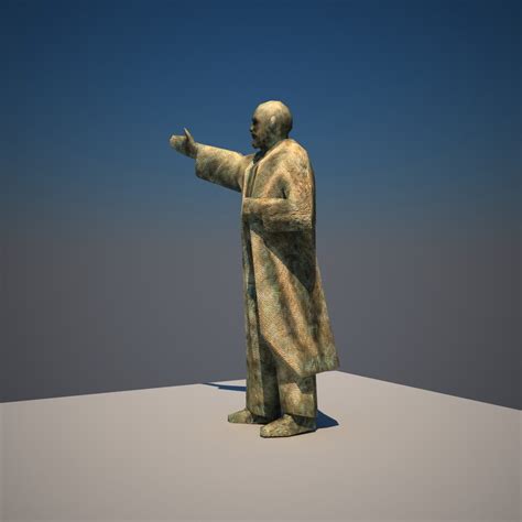 3d model of lenin