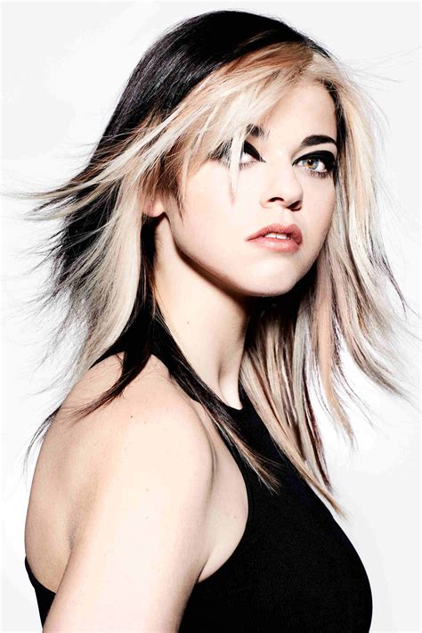 Black And Blonde Colour Blocking HJ Gallery