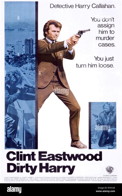 Film Poster Dirty Harry 1971 Stock Photo Alamy