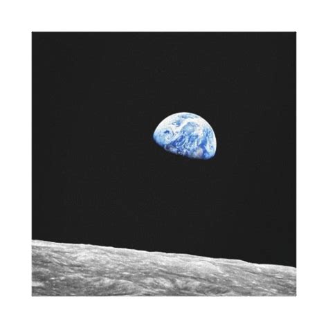 Earthrise - Apollo 8 Canvas Print | Zazzle