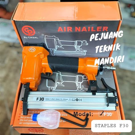 Jual MESIN PAKU TEMBAK ANGIN LURUS F30 CP CASAL STAPLES ANGIN F30 CP