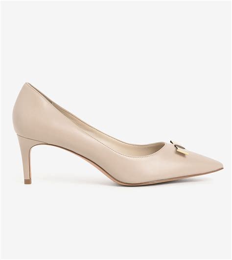 Buy Charles Keith Round Toe Peep Toe Pumps Nude In Nude Thstreet Kuwait