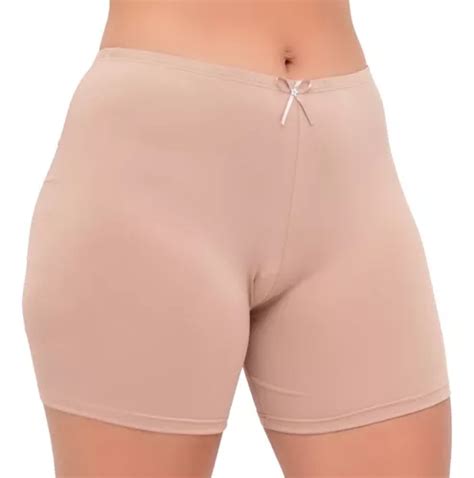Short Segunda Pele Lingerie Intimo Anágua Meia Perna Unidade