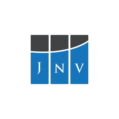 Jnv Letter Logo Design On White Background Jnv Creative Initials