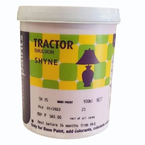 Asian Tractor Emulsion Shyne Paint 1 Ltr At Rs 220 Litre In Lucknow