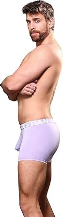 Amazon Andrew Christian Almost Naked Bamboo Boxer Lavender Large Clothing Shoes Jewelry