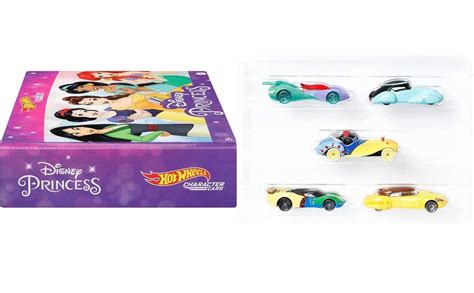 Hot Wheels Disney Princess Car 5 Pack Raining Deals
