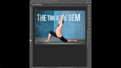 How To Prespective Text Behind Object Photoshop Tutorial Youtube