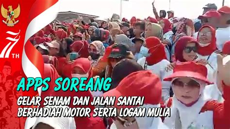 Apps Soreang Gelar Senam Dan Jalan Santai Berhadiah Motoor Serta Logan