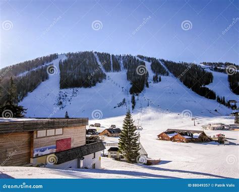 ski resort   austrian alps stock image image  austrian park