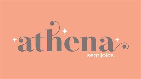 Identidade Visual Athena Semijoias On Behance