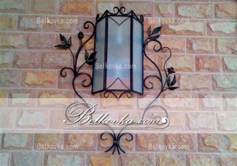 Кованые бра на стену: уличные и в интерьере, современные и под старину ...