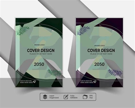 Premium Vector Lots Of Classy Visually Striking Book Cover Brochure