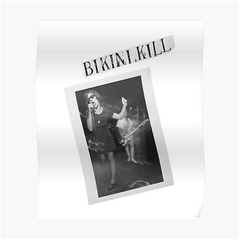 Bikini Kill Riot Grrrl T Shirtbikini Kill Poster For Sale By