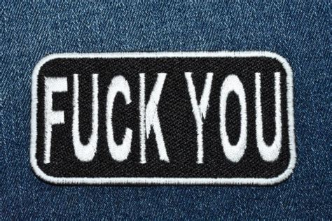 Fuck You Patch Etsy