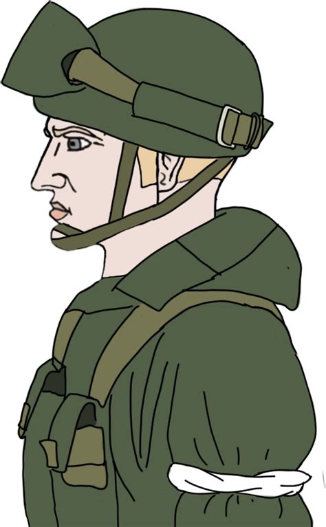 Chad Russian Soldier Blank Template Imgflip