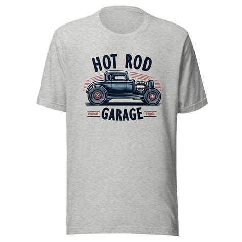 Hot Rod Garage Tshirt Men S And Women S Vintage Car Etsy