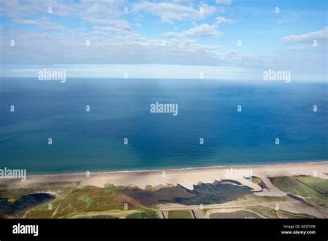 Popes Marsh Salthouse From The Air North Norfolk Stock Photo Alamy