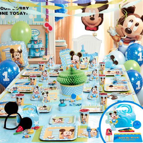 Disney Mickeys 1st Birthday Party Packs Mickey 1st Birthdays