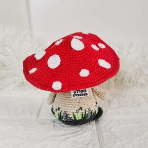 Crochet Mushroom Boy Pattern Crochet Amanita Pattern Amigurumi Magic