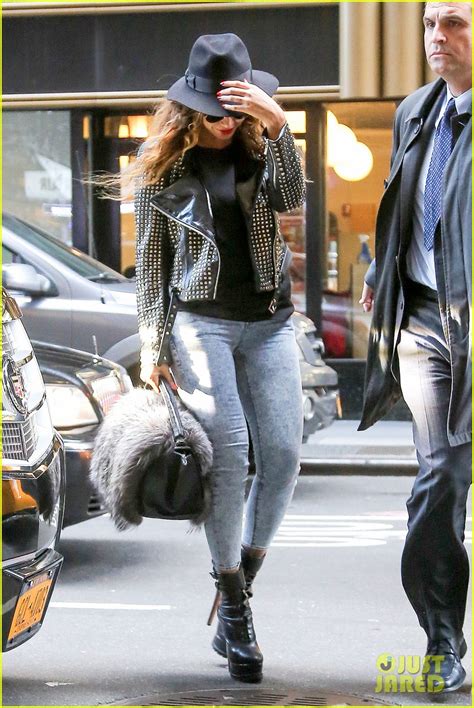 Full Sized Photo of beyonce wears the fiercest outfit in nyc 01 | Photo ...