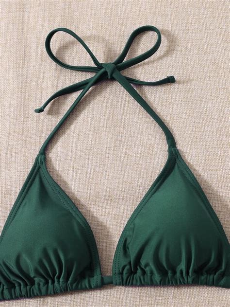 Leaf Print Bikini Set Halter Triangle Bra High Cut Bottom Cover Up Skirt Piece Bathing