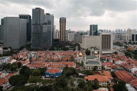 premium photo singapore city  diverse building landscape