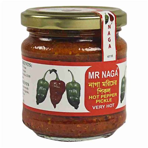 Mr Naga Hot Pepper Pickle G Eckos Online