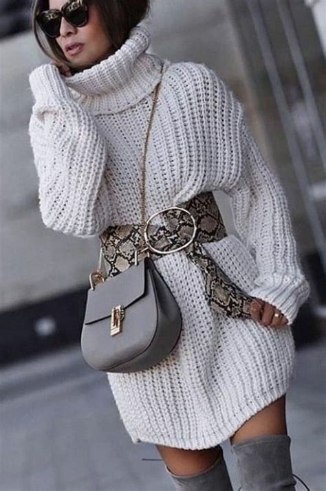 Платье оверсайз, вязаное английской резинкой, описание | Chic winter ...