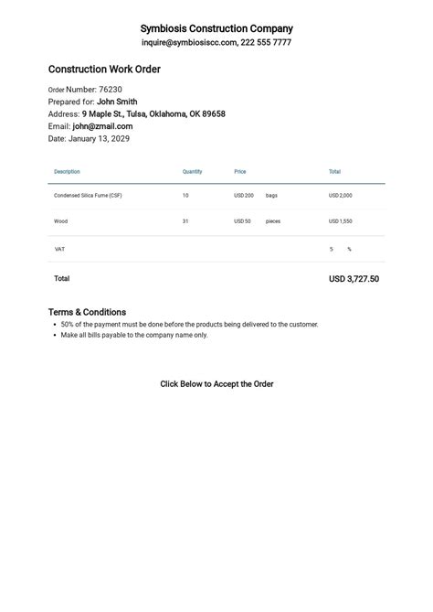 maintenance work order template   google docs google sheets