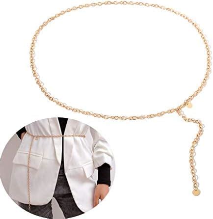 Jurxy Körper Bauch Taille Kette Bikini Strand Körperkette Multilayer Bauchgürtel Bauchkette