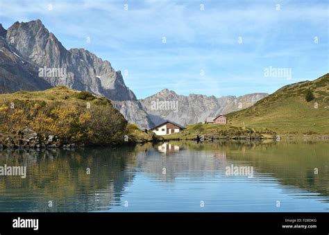 Beautiful Alpine lake. Switzerland Stock Photo - Alamy