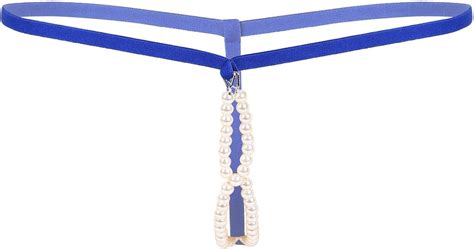 Msemis M Nner G String Tanga Mit Perlen O Ring Low Rise Bikini Briefs Ouvert String T Back