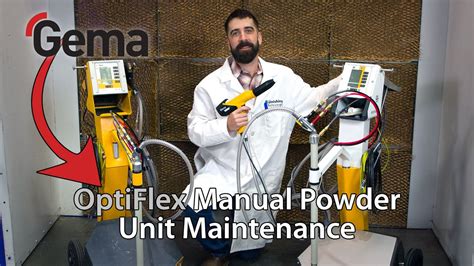 Maintenance Areas For Gema OptiFlex Manual Powder Coating Units YouTube