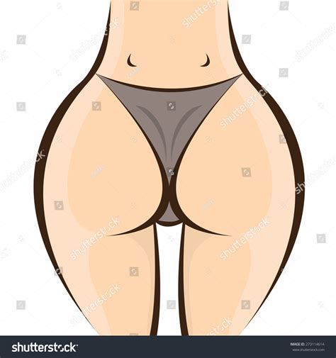 Sexy Woman Ass Vector Illustration Stock Vector Royalty Free 273114614 Shutterstock