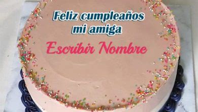 escribir nombre en hermoso pastel de cumpleaños Feliz Cumpleaños