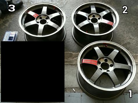 { FS } ORIGINAL VOLK RACING TE37SL 18x9 +45 5x114.3, 3 pieces of Volk ...