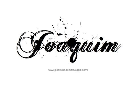 Como Se Escreve Joaquim