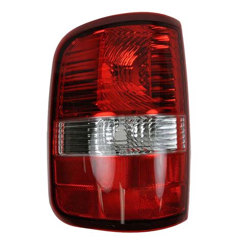 F 150 Tail Lights Chrome Housing Red Lens 04 08 F 150 Excluding