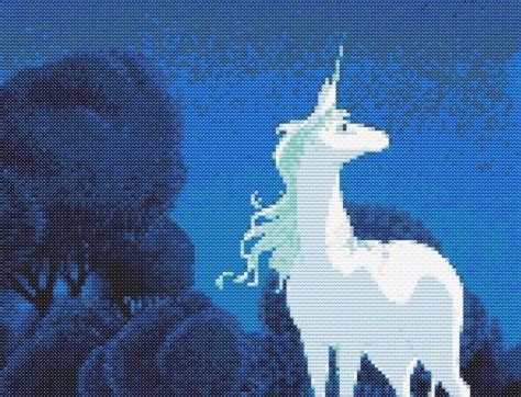 The Last Unicorn Cross Stitch Pattern Stitches X Etsy